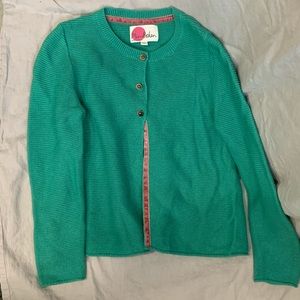 Mini Boden Turquoise Cardigan Sweater